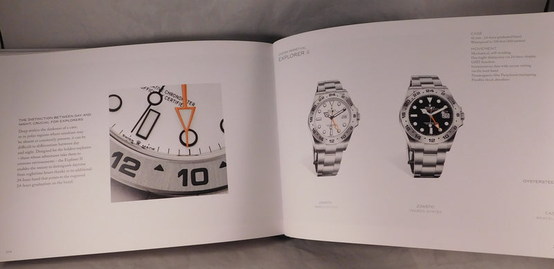 Dark Gray Rolex Authorized Dealer Hardcover Watch Catalog New 2022-2023