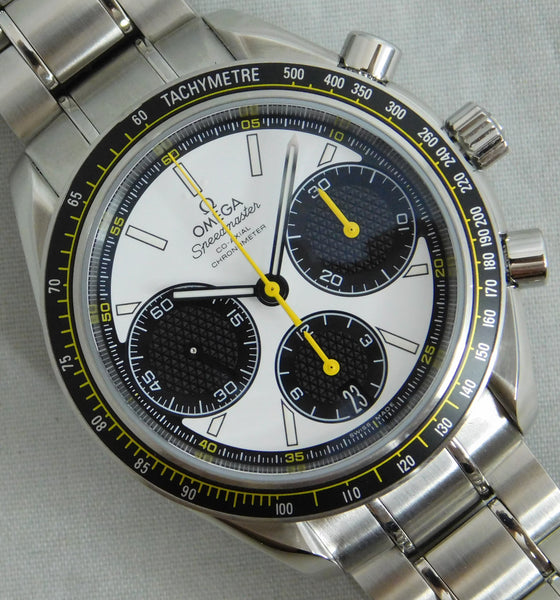 Omega Speedmaster Racing Co Axial 326.30.40.50.04.001 Panda Mens