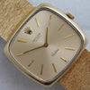 Slate Gray Rolex Cellini 14k Solid Yellow Gold Manual Wind Gold Dial Mens Watch....30mm