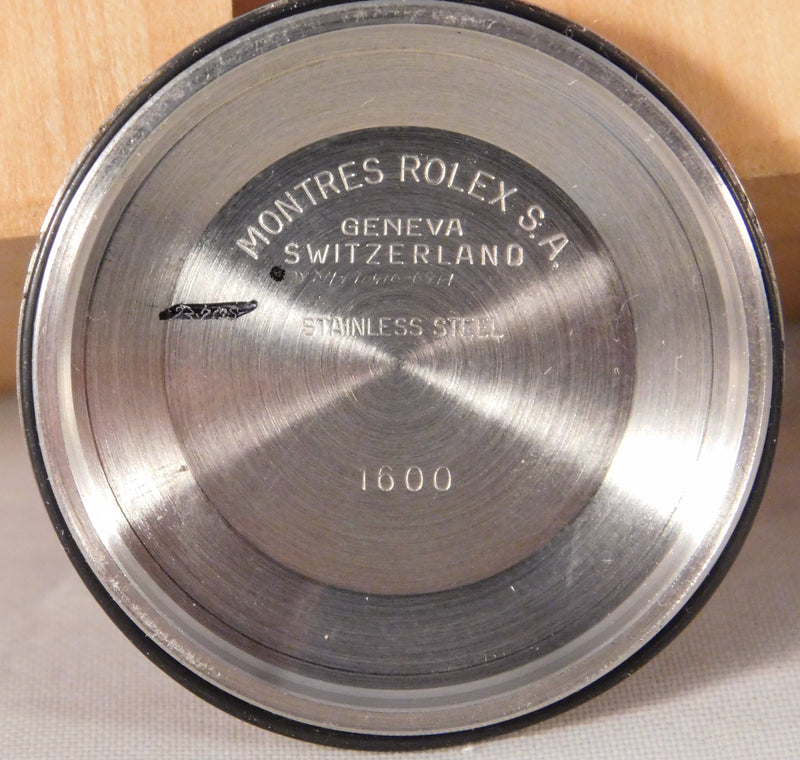 Light Slate Gray Rolex Datejust 1603 Vintage 1976 Silver Sunburst Pie Pan Dial Mens Watch....36mm