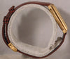 Rosy Brown Cartier Tank Manual Wind 18k Gold Electroplated Vintage 1970's Mens Watch....23mm