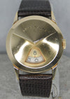 Light Slate Gray Lord Elgin Chevron Jump Hour Direct Read Vintage 1950's Mens Watch....31mm