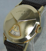 Slate Gray Lord Elgin Chevron Jump Hour Direct Read Vintage 1950's Mens Watch....31mm