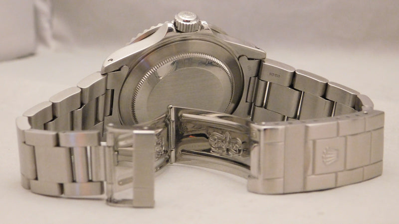 Rosy Brown Rolex Submariner 16800 Stainless Steel Black Dial Circa 1985 Mens Watch....40mm