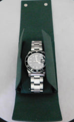 Dark Slate Gray Rolex Authentic Service Center Premium Version 2021 Leather Travel Pouch