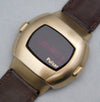 Dark Gray Pulsar Time Computer P3 Date Command 1973 14k Gold Filled Mens Watch....38mm