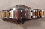 Rosy Brown Rolex Submariner Bluesy 16613 Vintage 1991 18k Solid Gold/SS Mens Watch....40mm