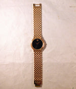 Light Gray Movado Museum 87.33.866 Black Dial Quartz  Gold Plated Mens Watch,,,,32mm