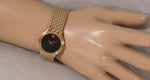Rosy Brown Movado Museum 87.33.866 Black Dial Quartz  Gold Plated Mens Watch,,,,32mm