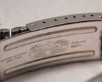 Dark Gray Rolex Datejust 1603 Vintage 1973 Silver Sunburst Pie Pan Dial Mens Watch....36mm