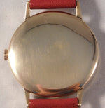 Slate Gray Jaeger LeCoultre Classic 9k Solid Yellow Gold 1974 Serviced Mens Watch....33mm