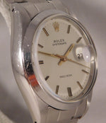 Slate Gray Rolex Oysterdate Precision 6694 Vintage 1978 Stainless Steel Mens Watch....34mm