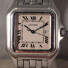 Dim Gray Cartier Panthere Jumbo Reference 1300 Stainless Steel Mens Quartz Watch....29mm