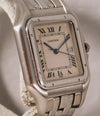 Rosy Brown Cartier Panthere Jumbo Reference 1300 Stainless Steel Mens Quartz Watch....29mm