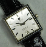 Dark Slate Gray Tissot Seastar VisoDate Swiss Automatic 21 Jewels 1970's Mens Watch....31mm