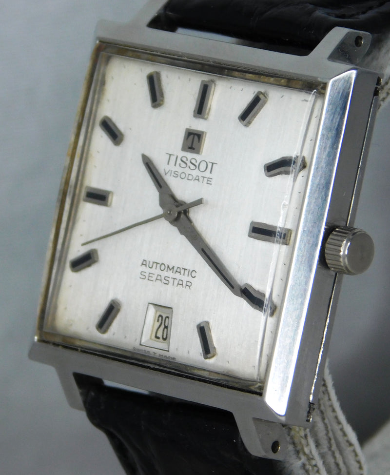 Dim Gray Tissot Seastar VisoDate Swiss Automatic 21 Jewels 1970's Mens Watch....31mm