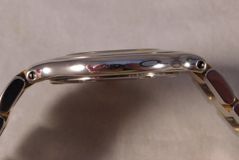 Rosy Brown Cartier Must De Cartier 21 Two Tone Ref. 1330 Vintage 1990's Mens Watch....31mm