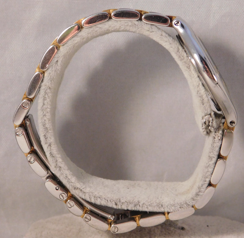 Rosy Brown Cartier Must De Cartier 21 Two Tone Ref. 1330 Vintage 1990's Mens Watch....31mm