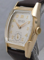 Rosy Brown Gruen Veri-Thin Manual Wind 15 Jewel Gold Plated Circa 1960's Mens Watch....26mm