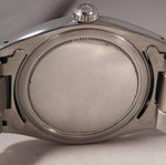 Slate Gray Rolex Oysterdate Precision 6694 Silver Dial SS Vintage 1957 Mens Watch....34mm