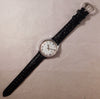 Dark Gray Timex Marlin Date Circa 1974 Roman Numeral Dial Stainless Steel Mens Watch....33mm
