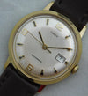 Light Slate Gray Timex Marlin Classic Vintage 1969 Date Serviced Manual Wind Mens Watch....34mm
