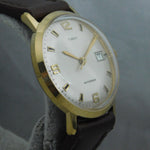Dark Slate Gray Timex Marlin Classic Vintage 1969 Date Serviced Manual Wind Mens Watch....34mm