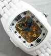 Light Gray Invicta Lupah Model 1127 Solid White Ceramic Manual Wind Mens Watch....33mm