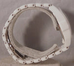 Slate Gray Invicta Lupah Model 1127 Solid White Ceramic Manual Wind Mens Watch....33mm