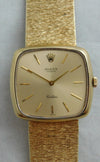 Rosy Brown Rolex Cellini 14k Solid Yellow Gold Manual Wind Gold Dial Mens Watch....30mm
