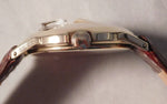 Gray Lord Elgin Chevron Jump Hour Direct Read Vintage 1950's Mens Watch....31mm