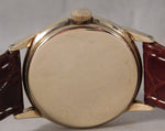 Rosy Brown Lord Elgin Chevron Jump Hour Direct Read Vintage 1950's Mens Watch....31mm