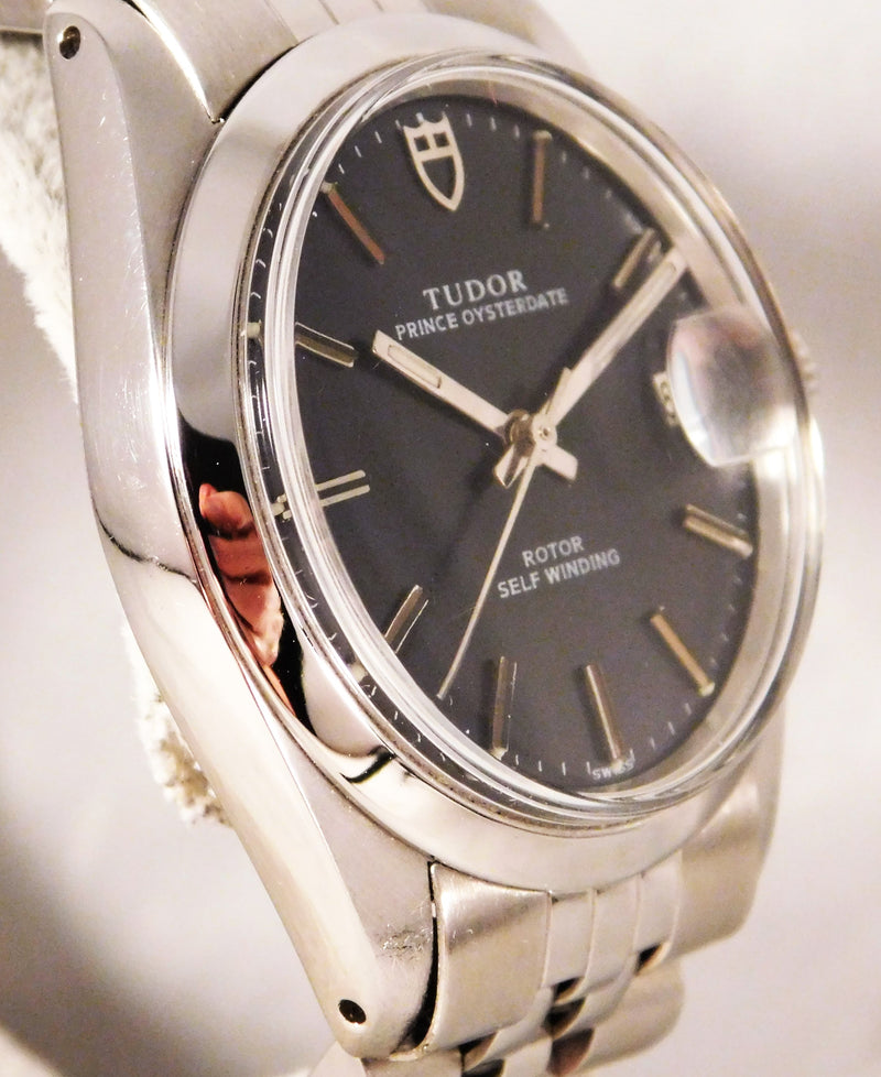 Light Gray Rolex Tudor Prince OysterDate 90020 Vintage 1981 Automatic Mens Watch....34mm