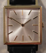 Dim Gray Girard Perregaux Classic Square SS Manual Wind Big Size 1960's Mens Watch....29mm