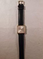 Rosy Brown Girard Perregaux Classic Square SS Manual Wind Big Size 1960's Mens Watch....29mm