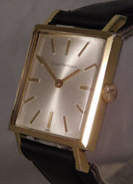 Dim Gray Girard Perregaux Classic Square SS Manual Wind Big Size 1960's Mens Watch....29mm