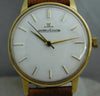 Slate Gray Jaeger-LeCoultre Classic 18k Solid Gold 1960's Manual Wind Mens Watch....33mm