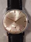 Slate Gray Girard Perregaux Classic Vintage 1960's Swiss Manual Wind SS Mens Watch....34mm