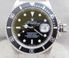 Light Gray Rolex Submariner 16610 Black Dial Black Bezel SS Circa 2000 Mens Watch....40mm