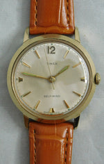 Dark Sea Green Timex Viscount Ref. 40473167 Serviced Vintage 1967 Automatic Mens Watch....34mm