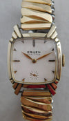 Rosy Brown Gruen Veri-Thin 10k Gold Filled Circa 1940's Manual Wind Mens/Womens Watch....27mm