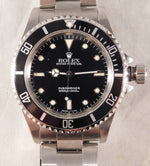 Gray Rolex Submariner No Date 14060 SS Black Dial Vintage 1990 Mens Watch....40mm