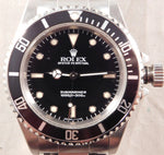 Light Gray Rolex Submariner No Date 14060 SS Black Dial Vintage 1990 Mens Watch....40mm