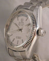 Light Slate Gray Bulova Super Seville Day & Date SS 1970's Swiss Automatic Mens Watch....36mm