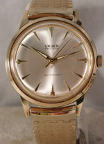 Dim Gray Gruen Precision (New In Box) Vintage 1960's Automatic Mens Watch....34mm