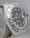 Light Slate Gray Rolex Explorer II  Black Dial GMT Date 16570 Stainless Steel Mens Watch....40mm