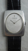 Light Slate Gray Corum Classic Stainless Steel Swiss Manual Wind 21 Jewels Mens Watch....29mm