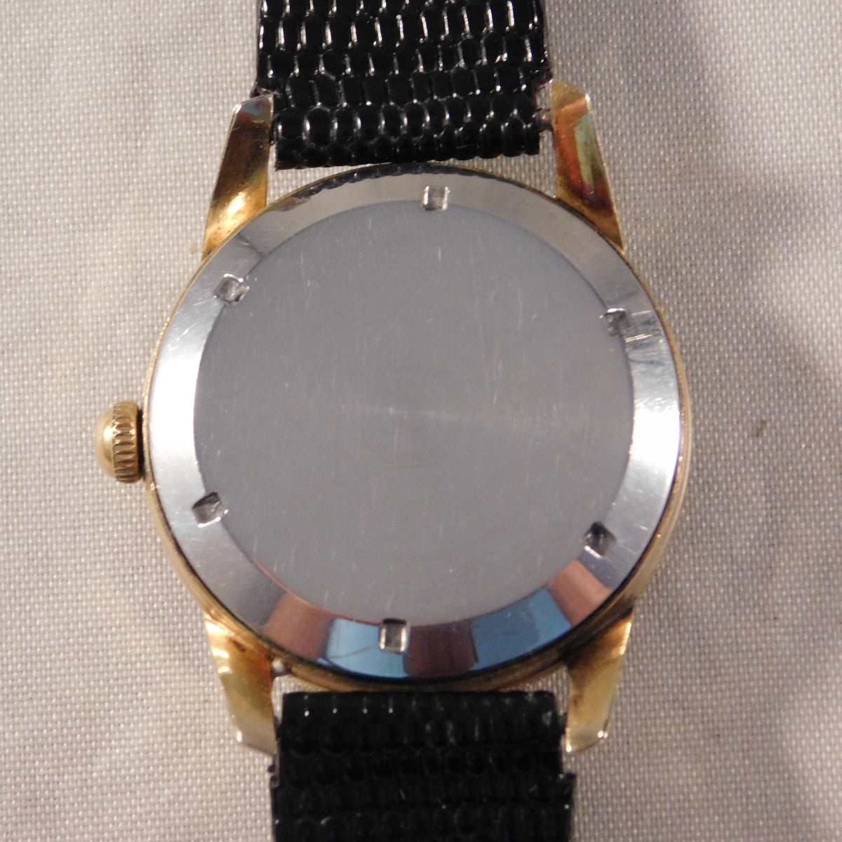 Rosy Brown Girard Perregaux Gyromatic Swiss 17 Jewel Automatic Movement Mens Watch....34mm