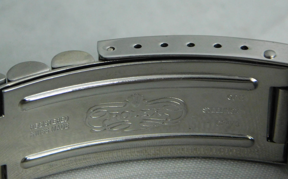 Slate Gray Rolex Datejust 1601 SS 18k Solid White Gold Bezel Vintage 1969 Mens Watch....36mm