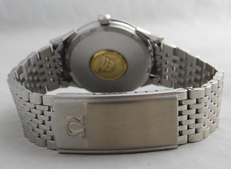 Dark Gray Omega Constellation Pie Pan Date SS Vintage 1962 Ref. 168.005 Mens Watch....34mm